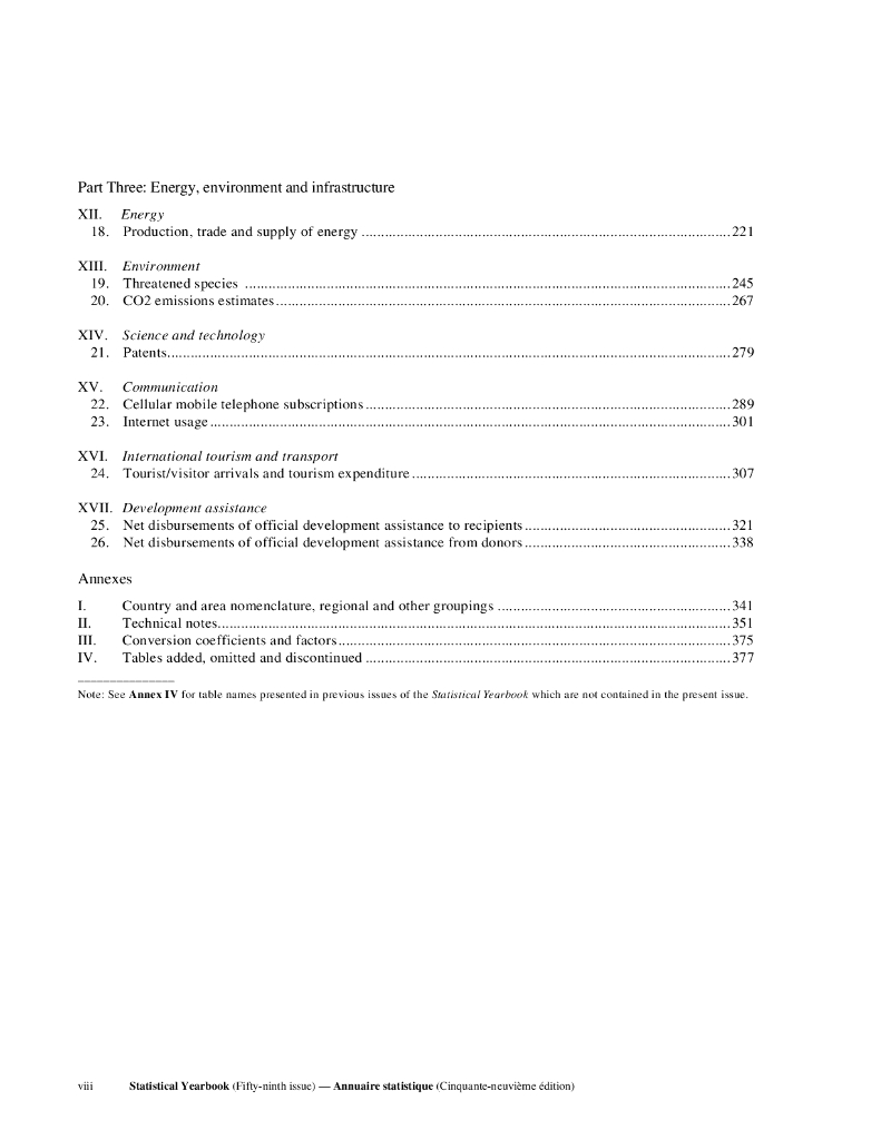 联合国统计年鉴2016（第59期）（英文版）_第8页