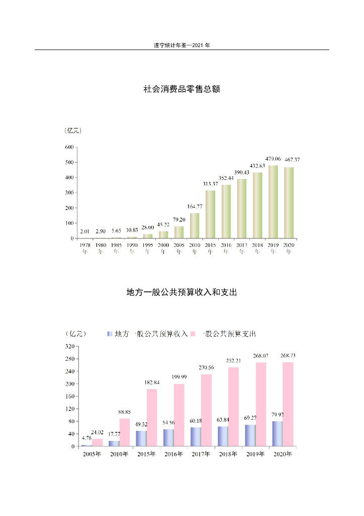 2021年遂宁统计年鉴_第10页