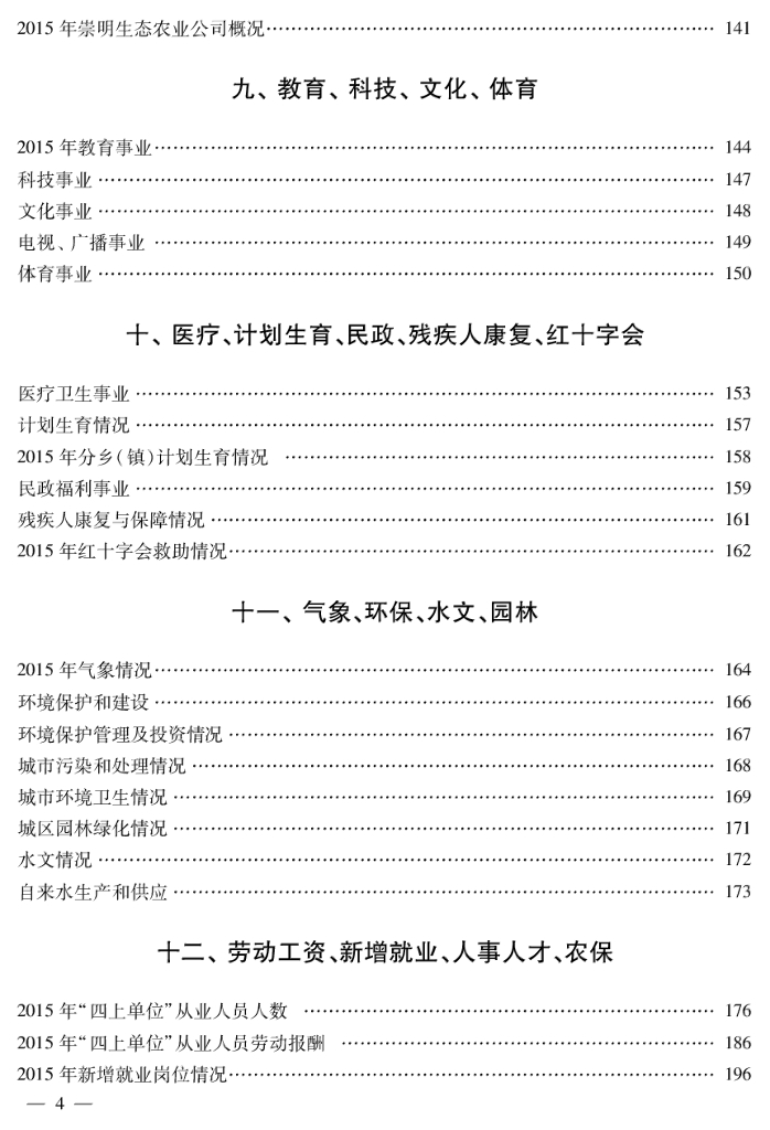 崇明统计年鉴（2016年）_第8页