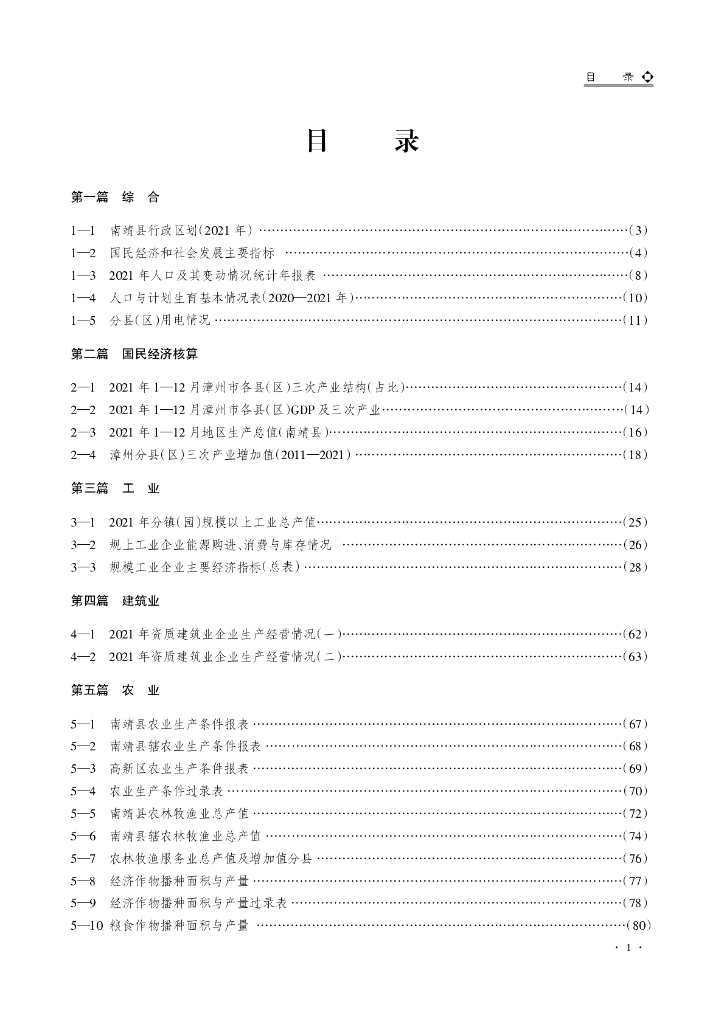 南靖县统计局：南靖统计年鉴2021_第8页