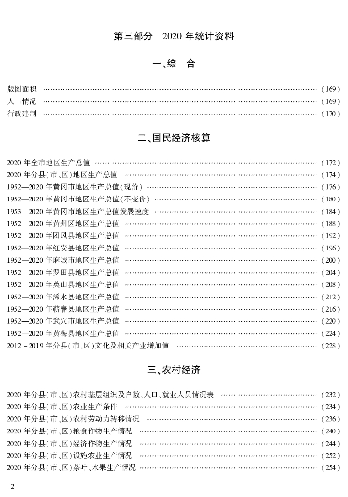 黄冈统计年鉴2021_第8页