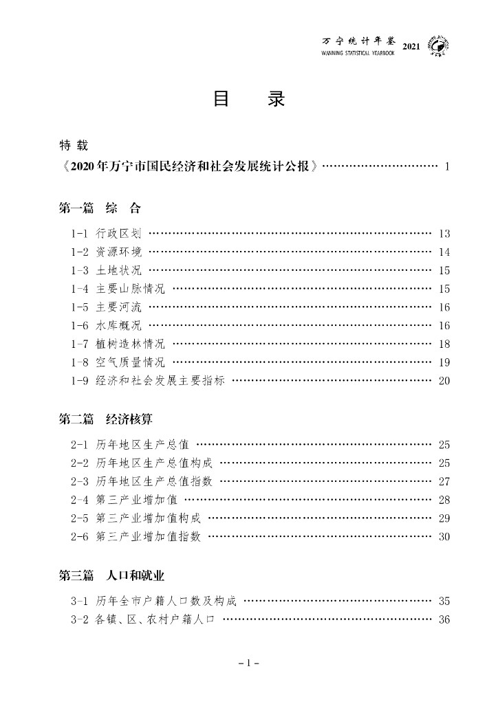 万宁市统计局：万宁统计年鉴2021_第6页