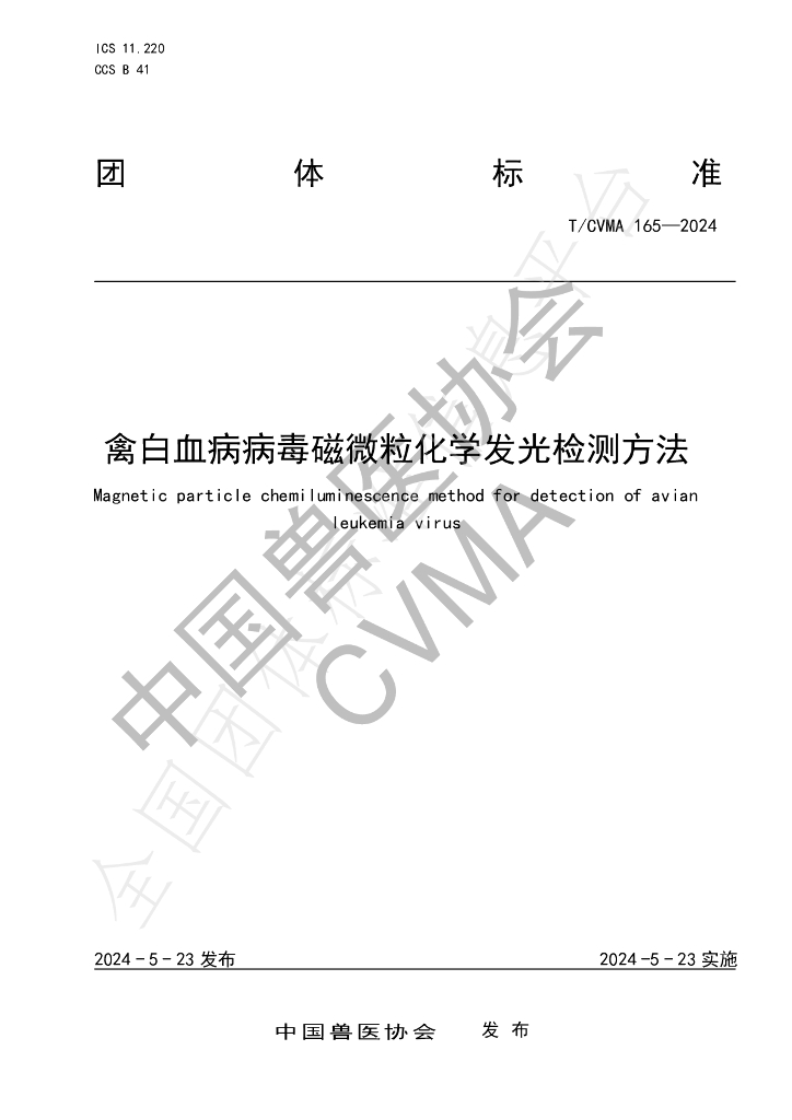 T/CVMA 165-2024 标准预览