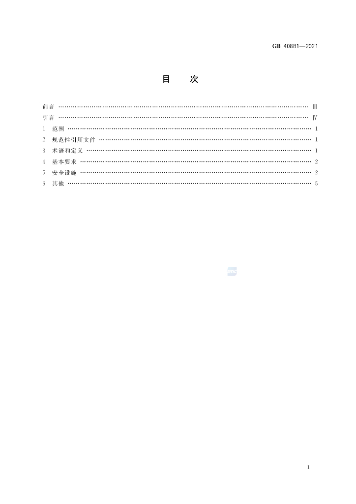 GB 40881-2021 标准预览