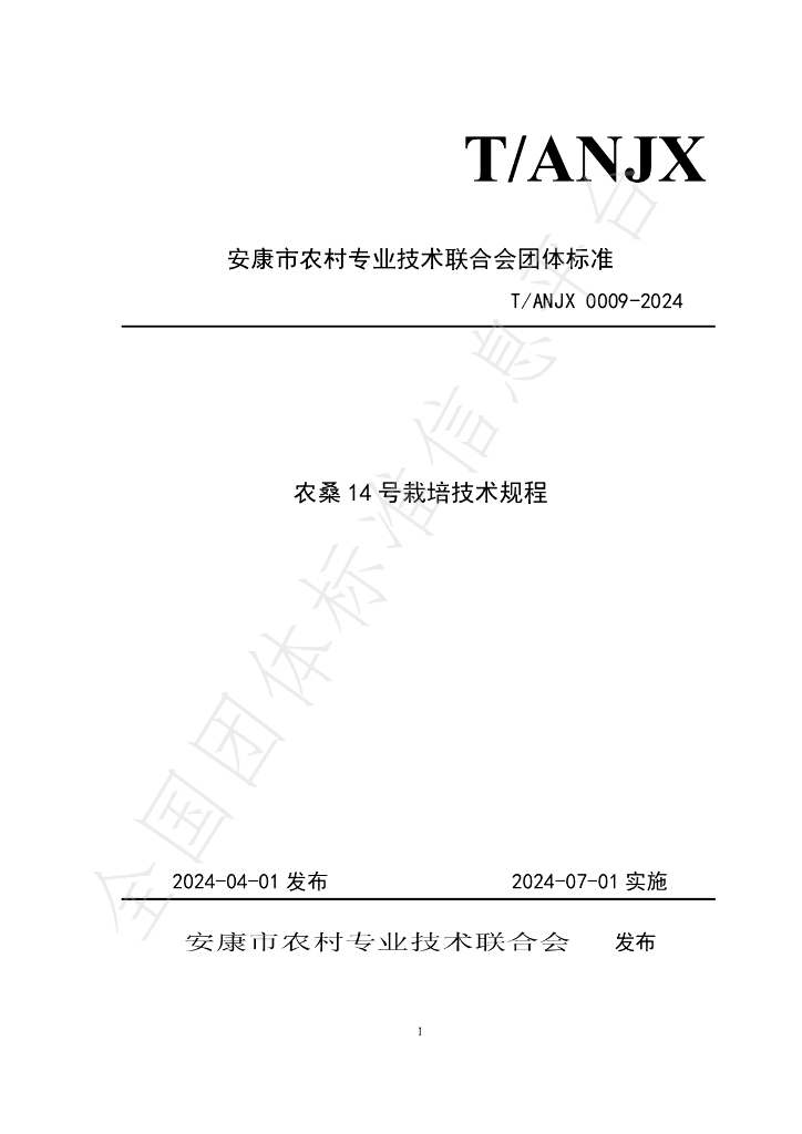 T/ANJX 0009-2024 标准预览