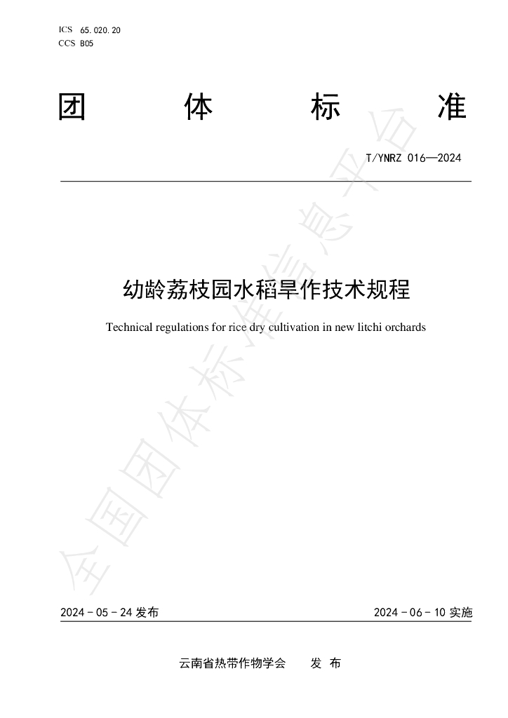 T/YNRZ 016-2024 标准预览