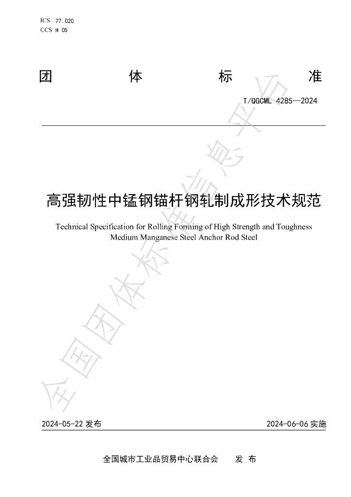 T/QGCML 4285-2024 标准预览