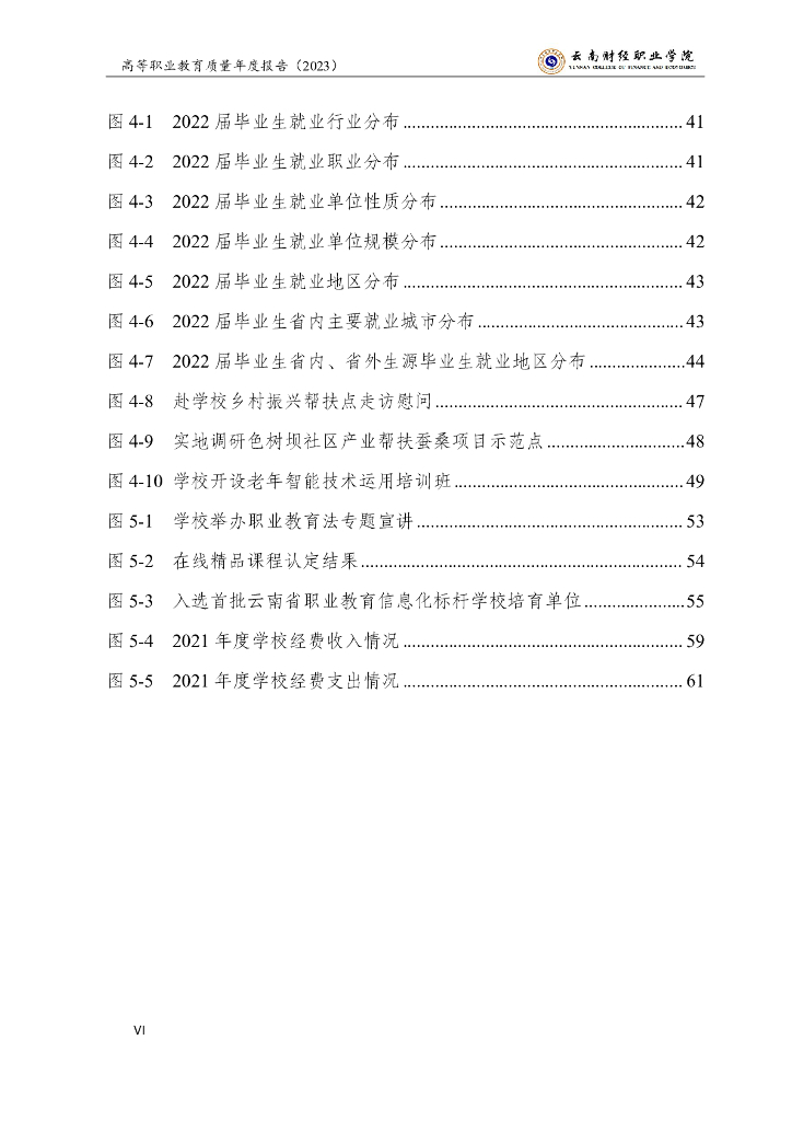 云南财经职业学院高等职业教育质量年度报告（2023）_第8页