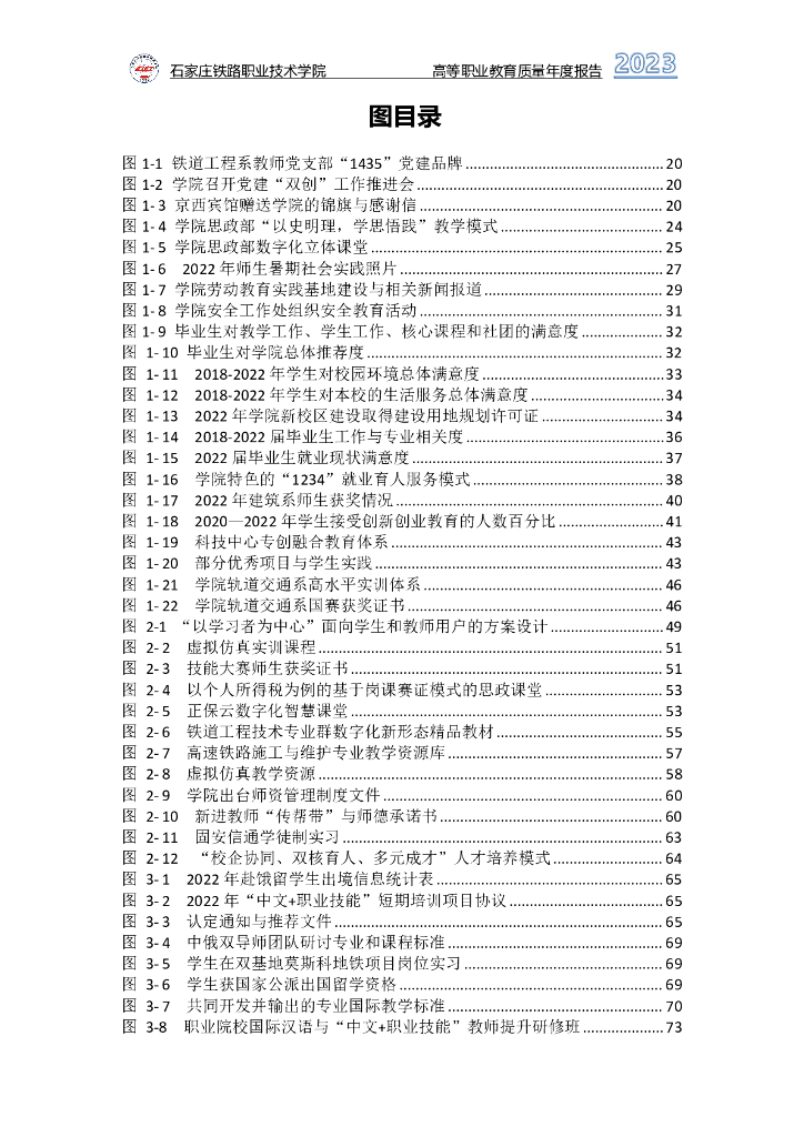 石家庄铁路职业技术学院高等职业教育质量年度报告（2023）_第7页