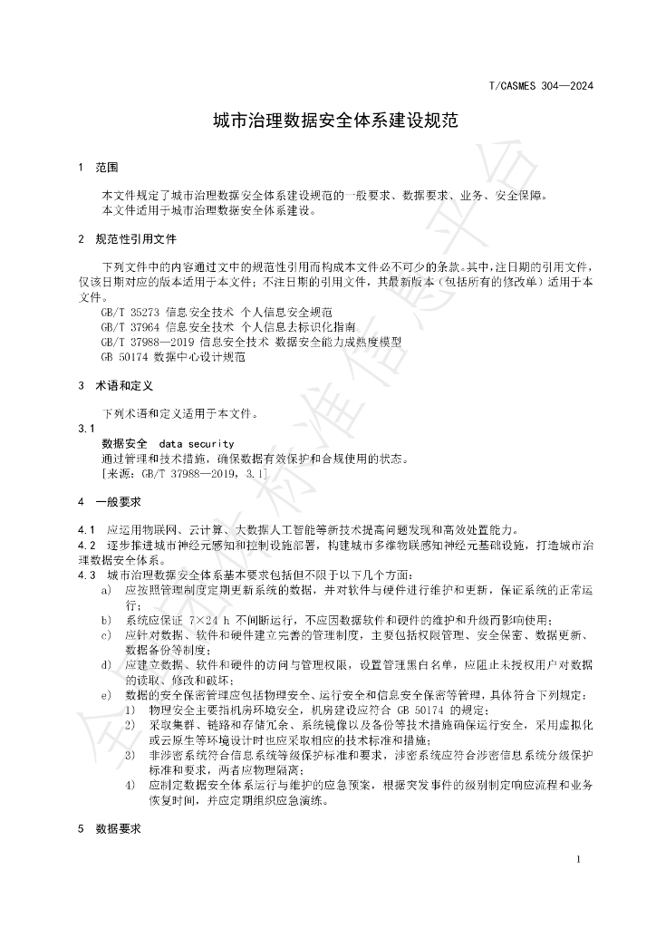 T/CASMES 304-2024 标准预览