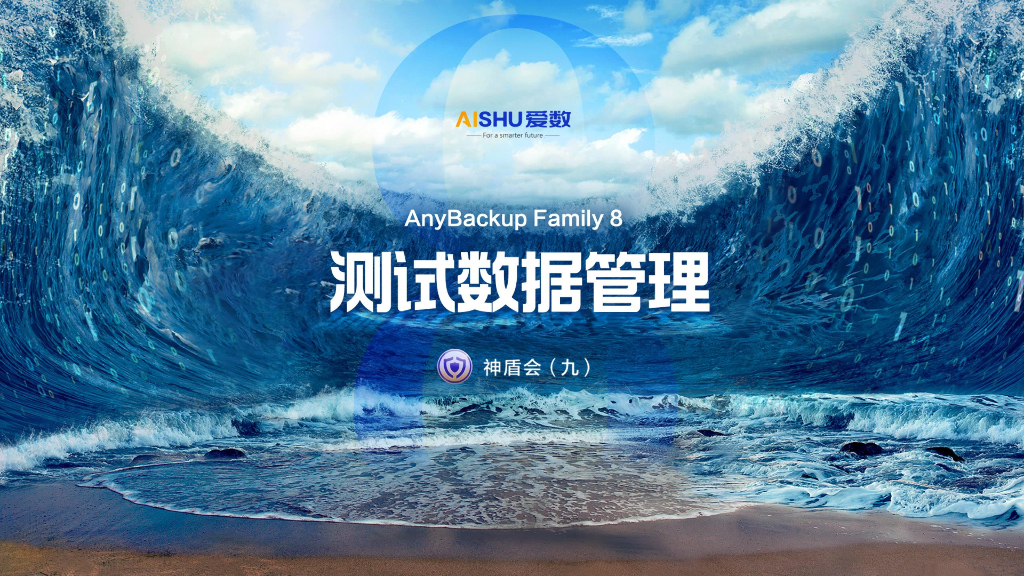 爱数：AnyBackup测试数据管理方案