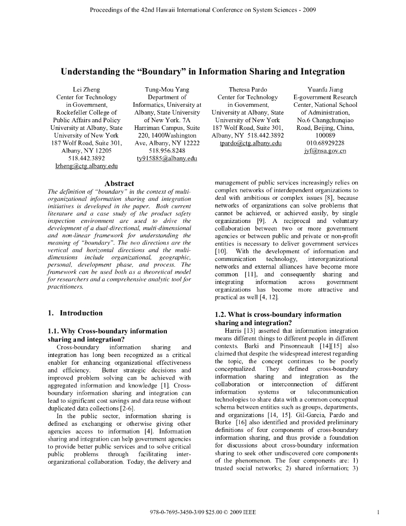 理解信息共享与集成的边界（英文版）