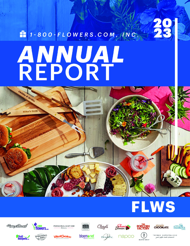 1-800-FLOWERS.COM（FLWS）2023财年年度报告（英文版）