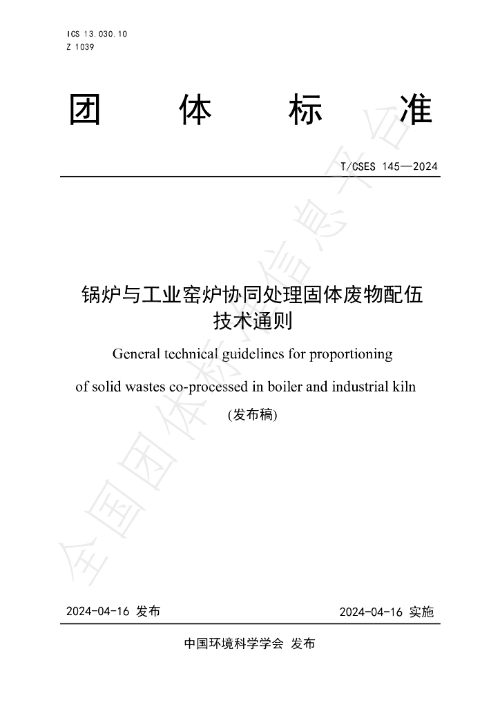 T/CSES 145-2024 标准预览