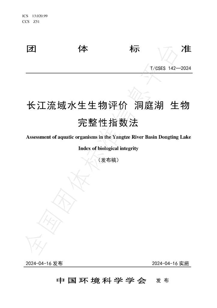 T/CSES 142-2024 标准预览