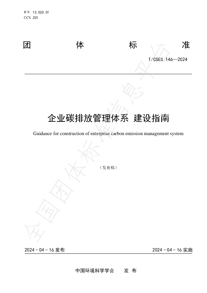 T/CSES 146-2024 标准预览