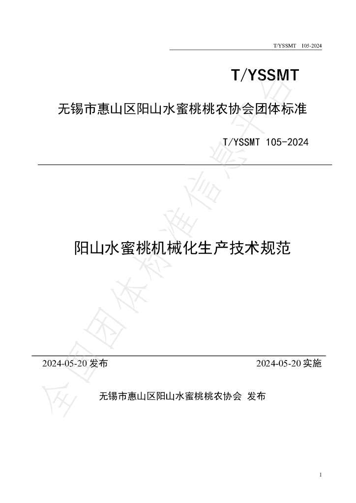 T/YSSMT 105-2024 标准预览