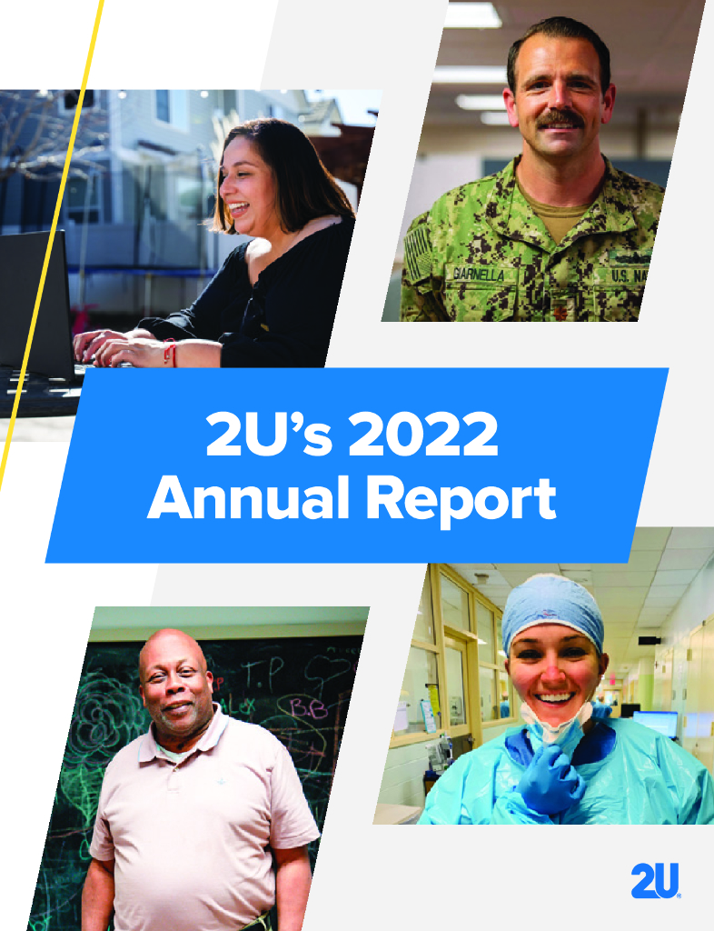 2U Inc.（TWOU）2022财年年度报告（英文版）
