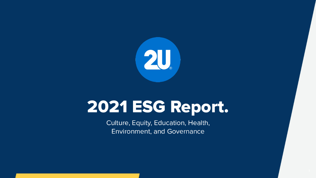 2U Inc.（TWOU）2021年ESG报告（英文版）