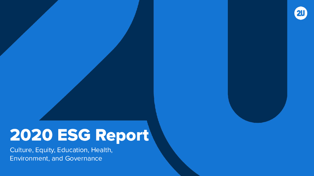 2U Inc.（TWOU）2020年ESG报告（英文版）