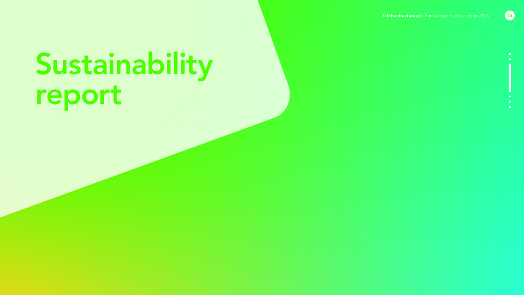 3i Infrastructure PLC（3IN）2023年可持续报告（英文版）