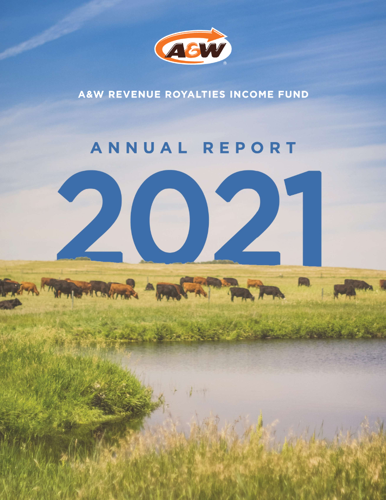 A&W Food Services of Canada Inc.（AW-UN）2021财年年度报告（英文版）