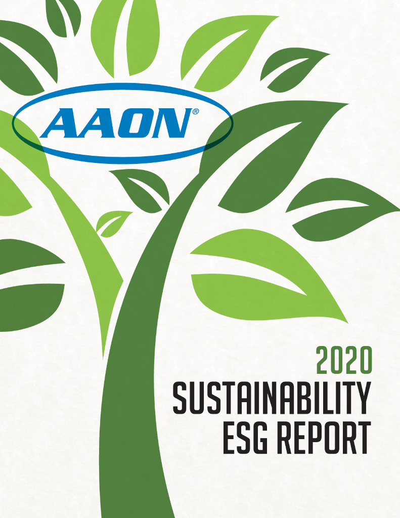 AAON Inc.（AAON）2020年可持续发展报告（英文版）