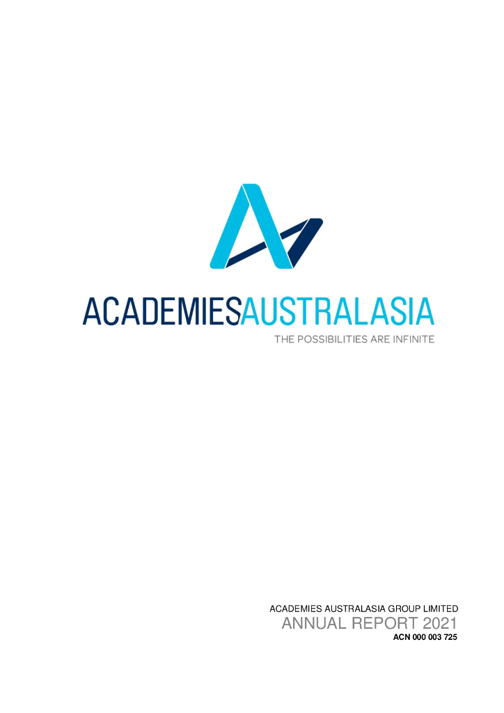 Academies Australasia Group Limited（AKG）2021财年年度报告（英文版）