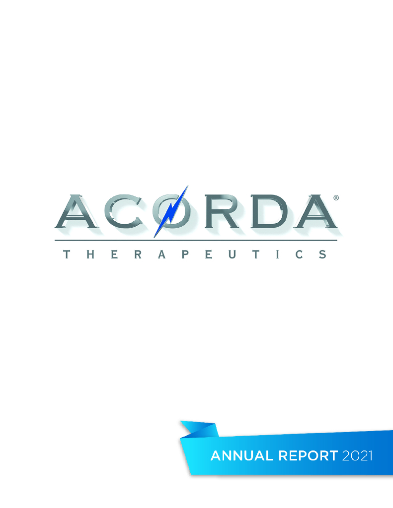 Acorda Therapeutics, Inc.（ACOR）2021财年年度报告（英文版）