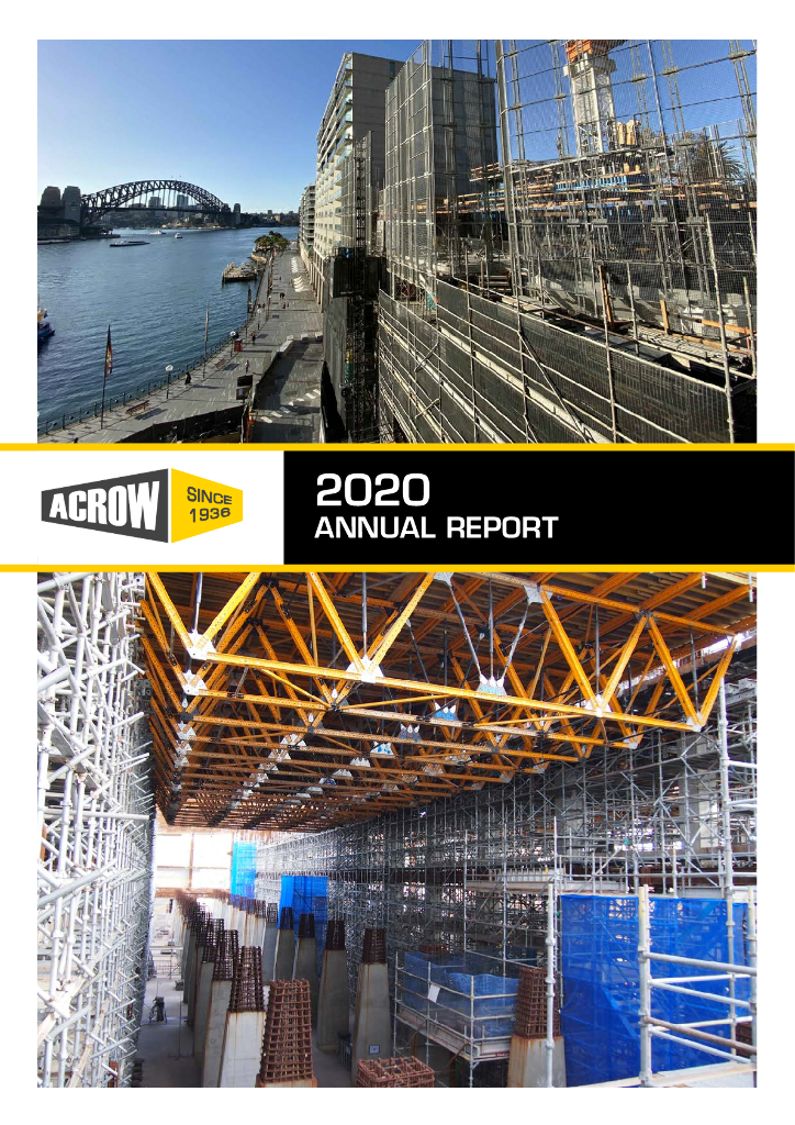 Acrow Group（ACF）2020财年年度报告（英文版）