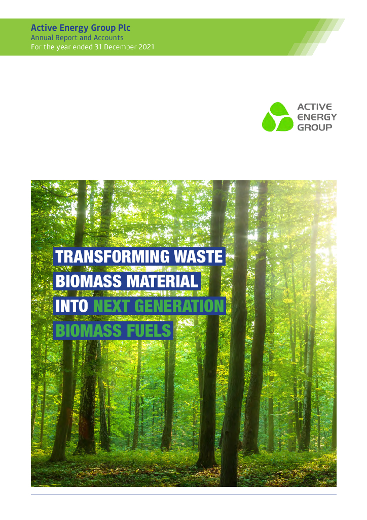 Active Energy Group（AEG）2021财年年度报告（英文版）