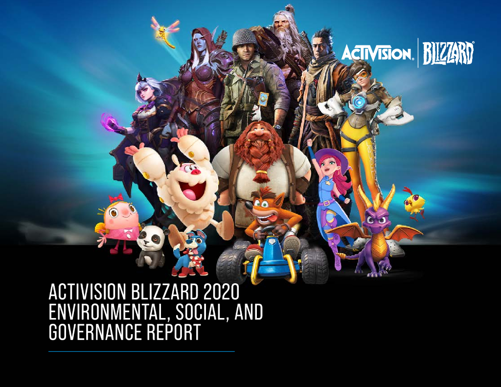 Activision Blizzard Inc.（ATVI）2020年ESG报告（英文版）