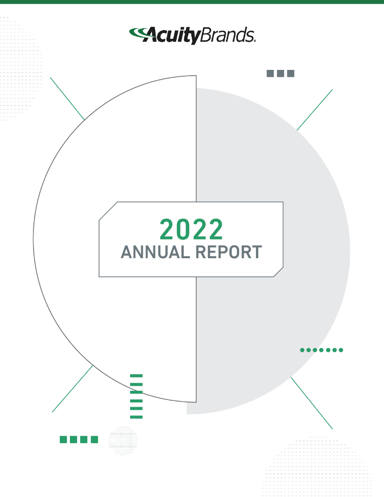 Acuity Brands, Inc.（AYI）2022财年年度报告（英文版）