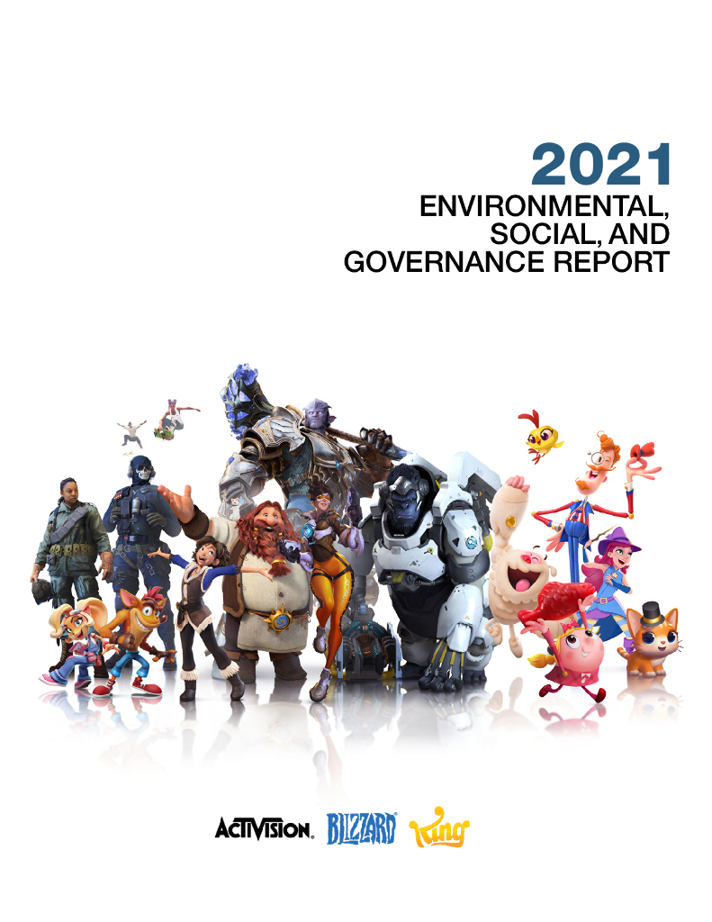 Activision Blizzard Inc.（ATVI）2021年ESG报告（英文版）