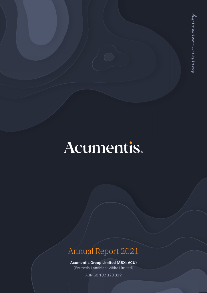 Acumentis（ACU）2021财年年度报告（英文版）