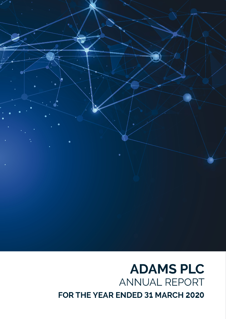 Adams Plc（ADA）2020财年年度报告（英文版）