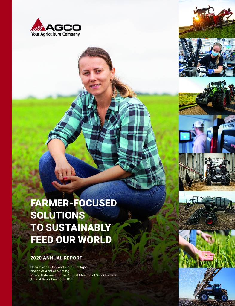 AGCO Corporation（AGCO）2020财年年度报告（英文版）