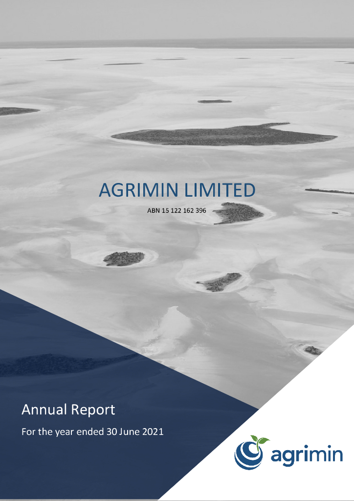 Agrimin Limited（AMN）2021财年年度报告（英文版）