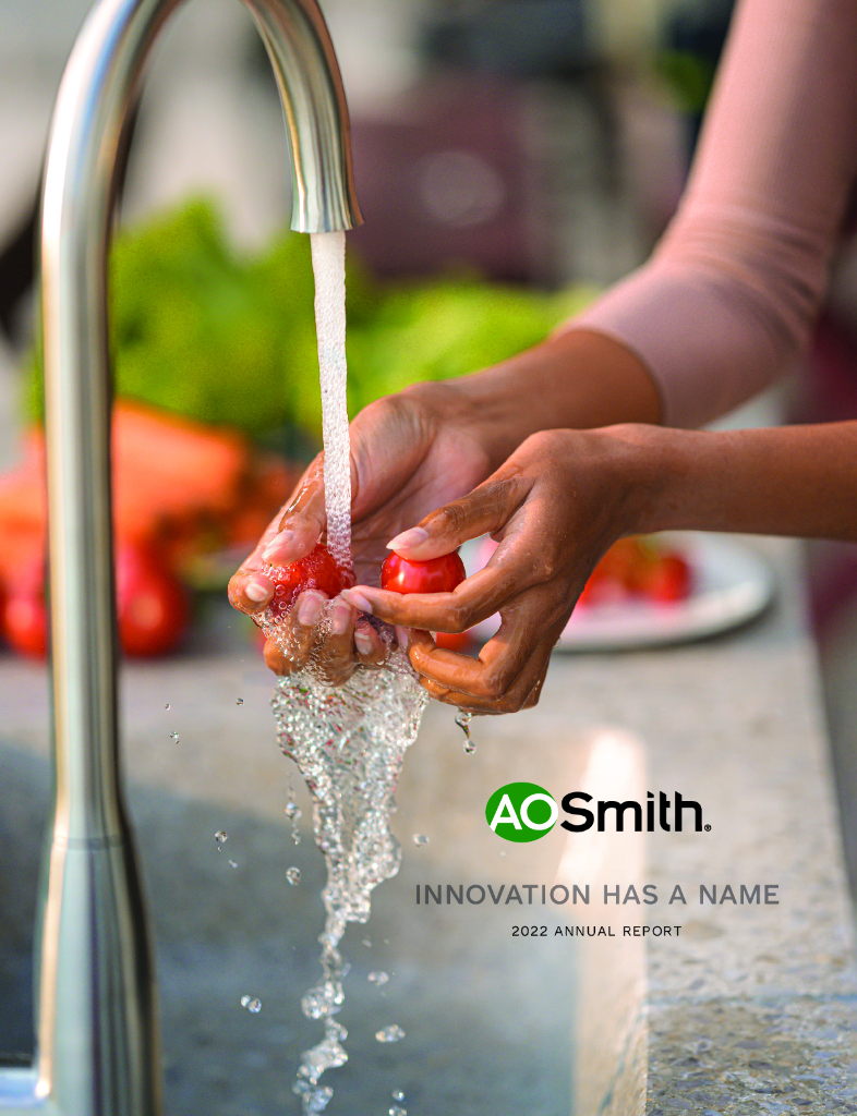 AO Smith Corporation（AOS）2022财年年度报告（英文版）