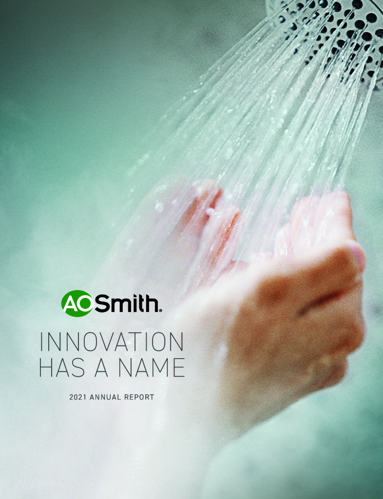 AO Smith Corporation（AOS）2021财年年度报告（英文版）