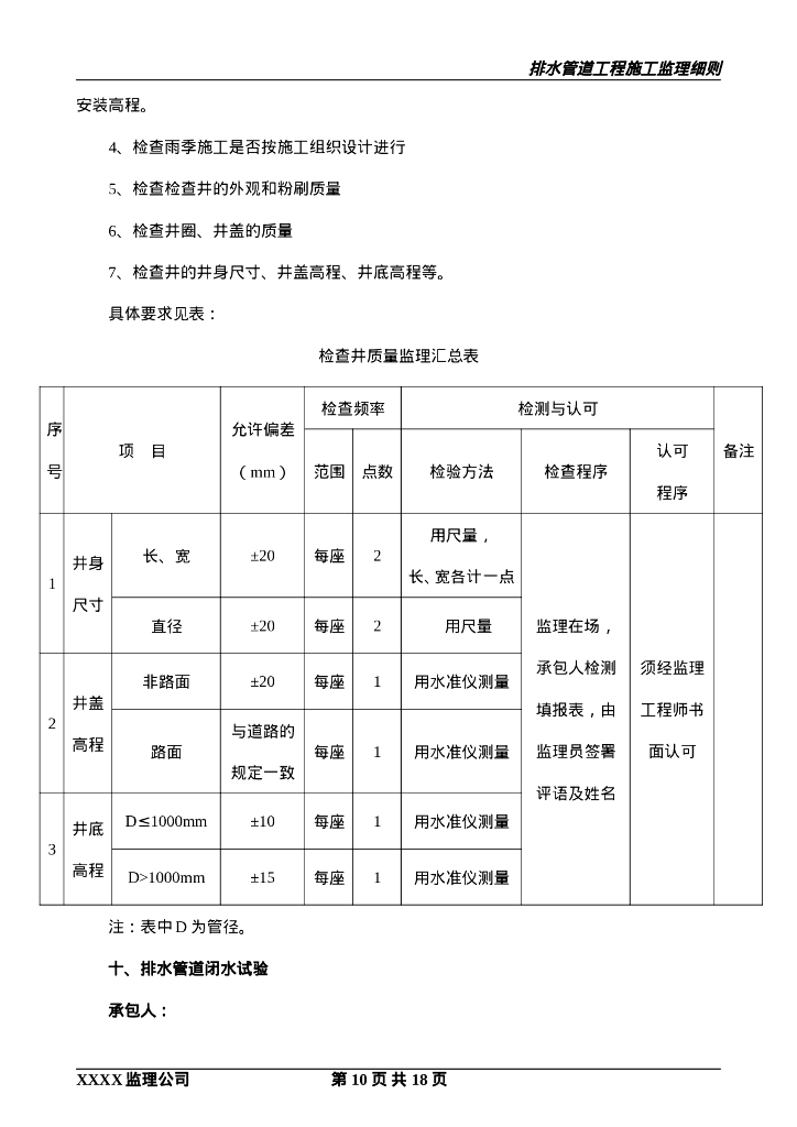 工业园排水管道工程监理实施细则_第10页