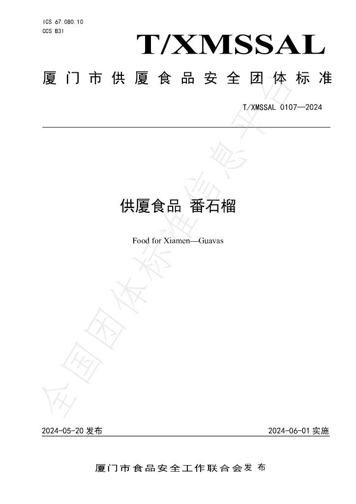 T/XMSSAL 0107-2024 标准预览