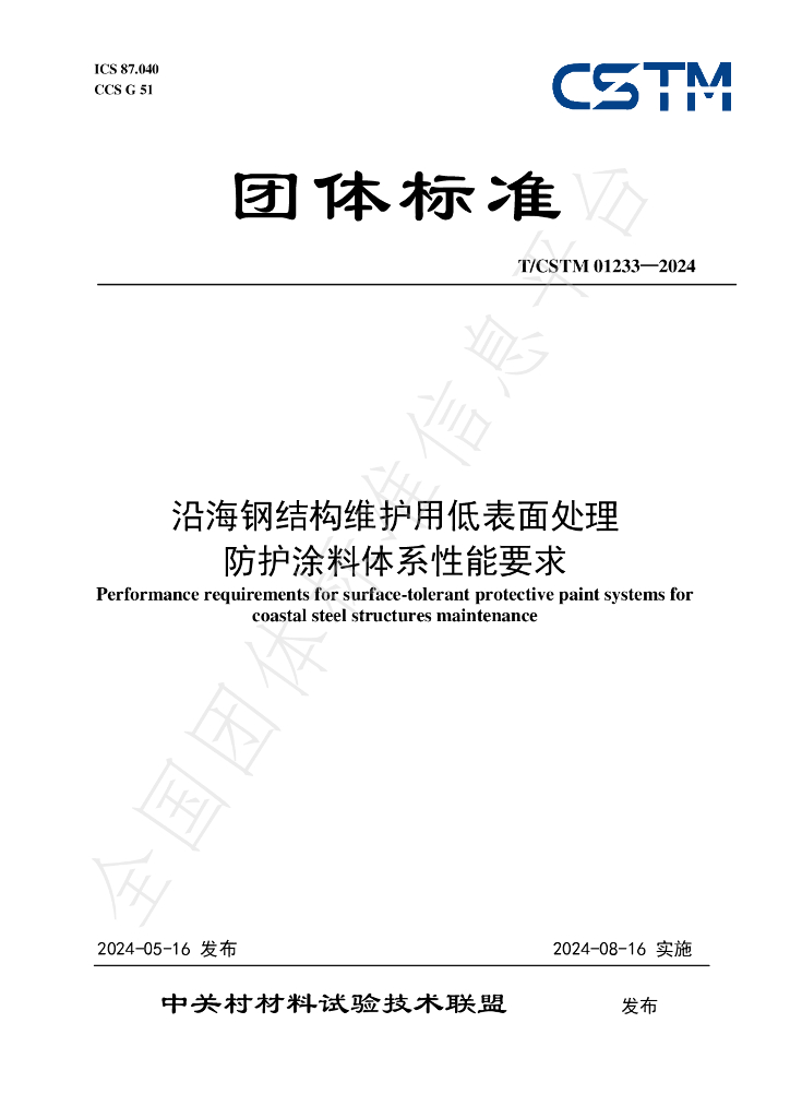T/CSTM 01233-2024 标准预览
