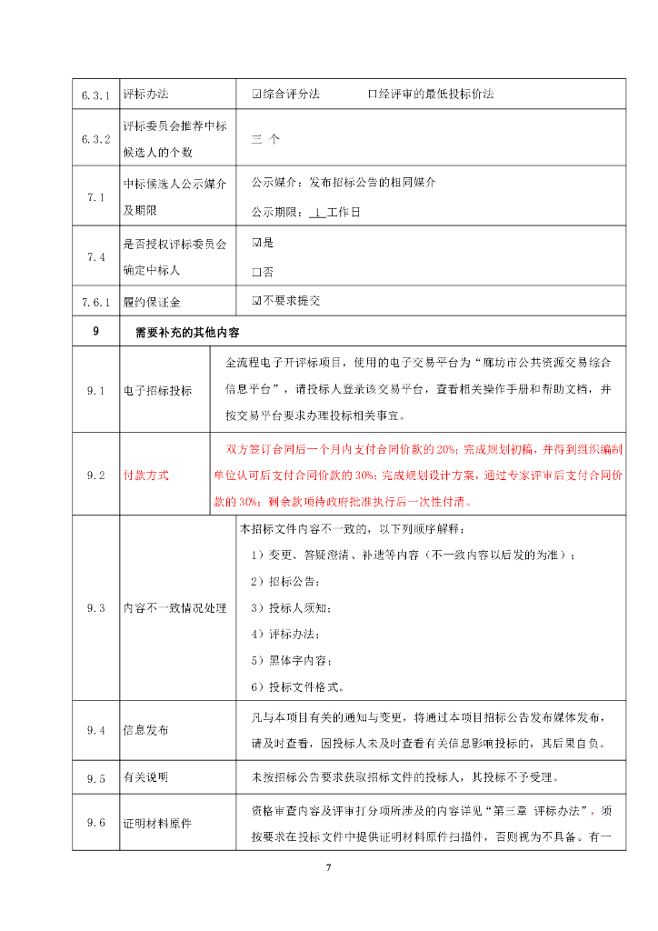 固安县城市风貌专项规划编制项目招标文件_第9页