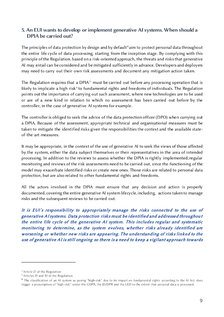 EDPS欧洲数据保护监督机构：2024生成式人工智能与EUDPR指南报告（英文版）_第10页