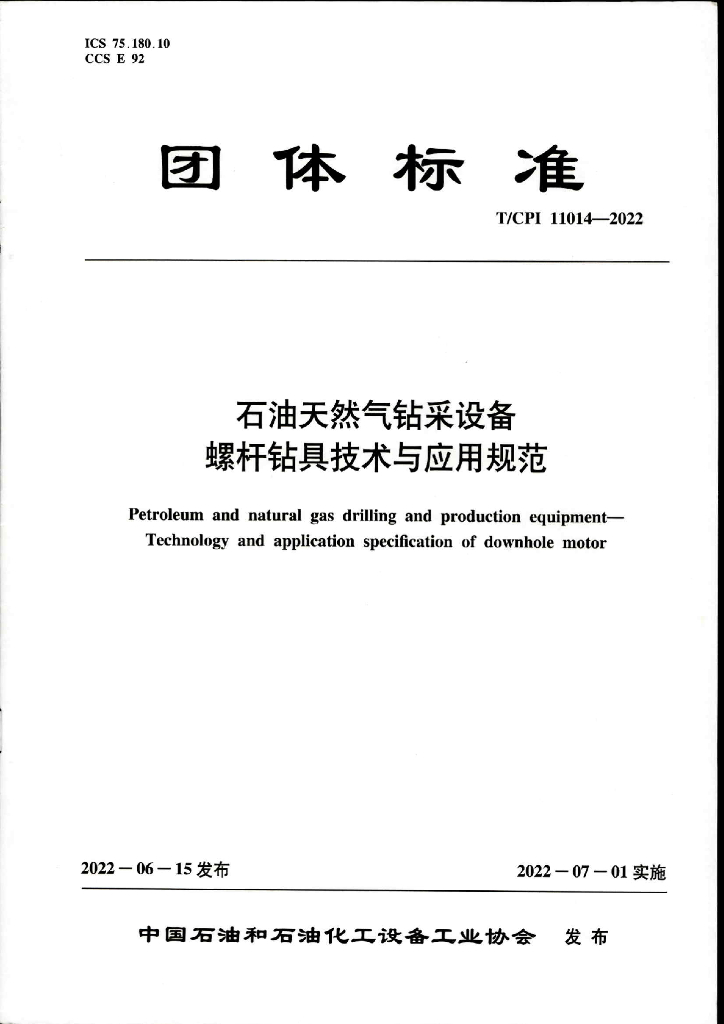 T/CPI 11014-2022 标准预览