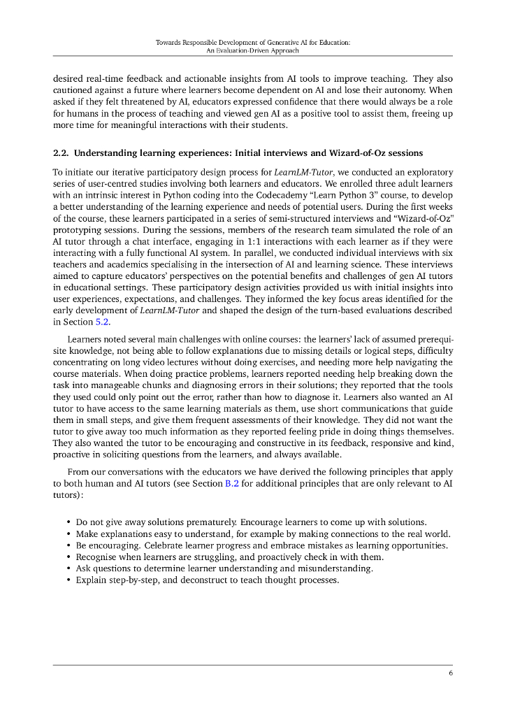 谷歌：2024基于评价驱动的生成性人工智能教育负责任发展研究报告（英文版）_第6页