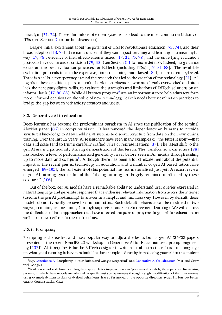 谷歌：2024基于评价驱动的生成性人工智能教育负责任发展研究报告（英文版）_第9页