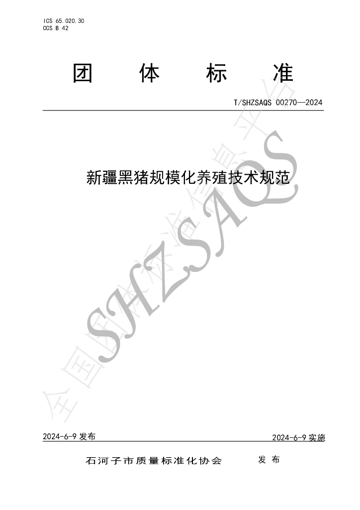 T/SHZSAQS 00270-2024 标准预览