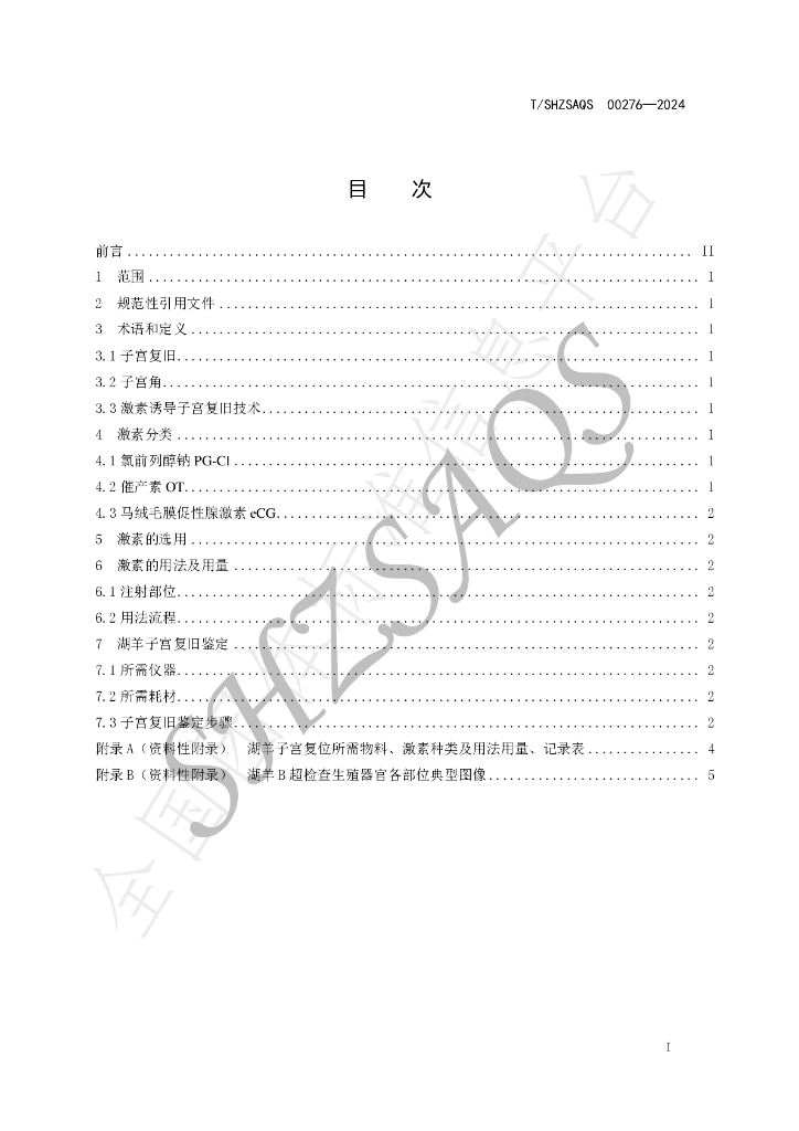 T/SHZSAQS 00276-2024 标准预览